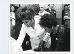Alumni Creating Name Tags, June 12, 1976 by Franklin University