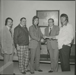 Sigma Kappa Phi Fraternity with Dr. Bunte, 1975 by Franklin University