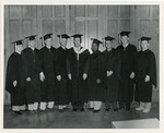 Graduate Group with President Frasch, 1952 by Franklin University