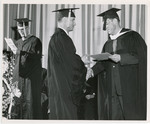 Graduate Receiving Diploma, 1954 by Franklin University