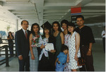 Graduate with family, 1993