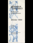 Winter 1994 Commencement by Franklin University
