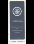 Summer 2012 Commencement by Franklin University