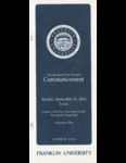 Summer 2014 Commencement by Franklin University