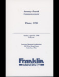 Winter 1990 Commencement by Franklin University
