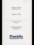 Summer 1989 Commencement by Franklin University