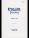Winter 1991 Commencement by Franklin University