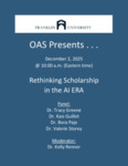 Rethinking Scholarship in the AI Era by Tracey Green, Kasi M. Guillot, Bora Pajo, and Valerie A. Storey
