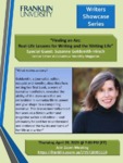 Spring 2021 Talk: Finding Your Arc: The Intersection of Writing and Life by Suzanne Goldsmith