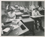 Students and Instructor in Drafting Class, undated by Franklin University